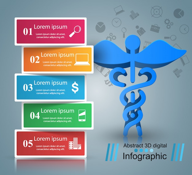 Medizinische infografiken