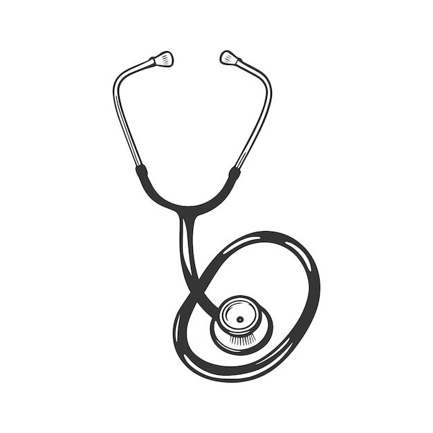 Medizinische Stethoskop-Illustration