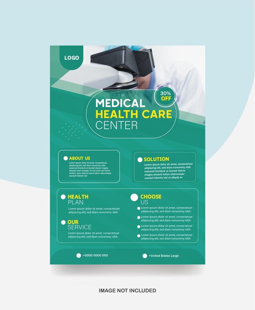Vektor medizinisches gesundheitswesen youtube-thumbnail-klinik-banner-design-hintergründe-cover-vorlage