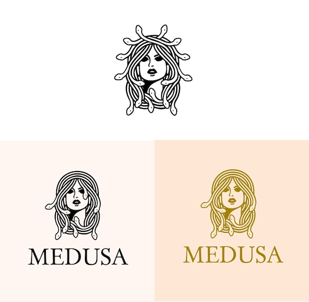 Medusa Schlangenlogo