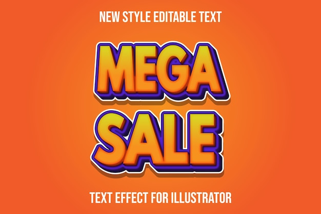 Mega sale bearbeitbarer texteffekt