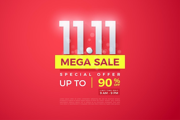 Mega sale bei 1111 mit luxuriösem design