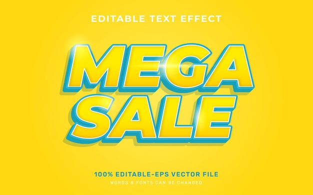 Mega sale texteffekt