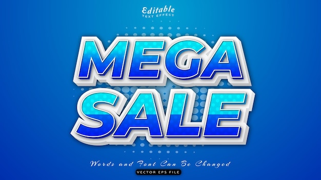 Mega sale texteffekt