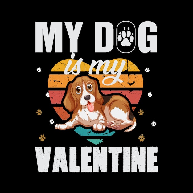 Mein hunde-t-shirt-design