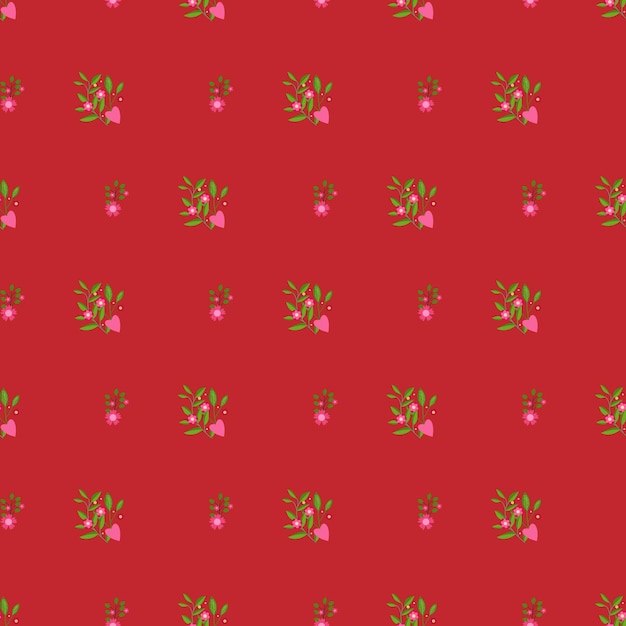 Mein lustiges, nahtloses Vektormuster-Design für Valentinstag