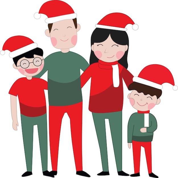 Meine Familie zu Weihnachten