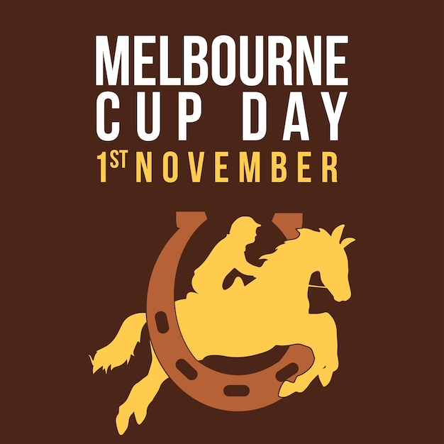 Melbourne cup day-vorlage