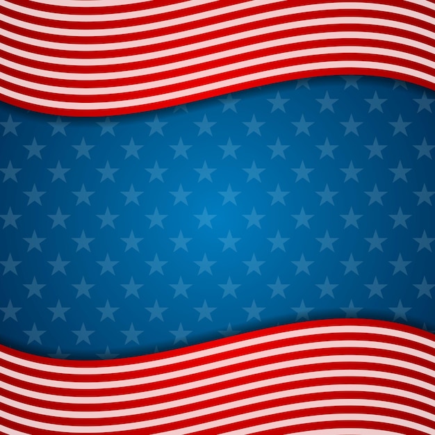 Memorial day abstracts usa flaggenfarben hintergrund vektor-illustration