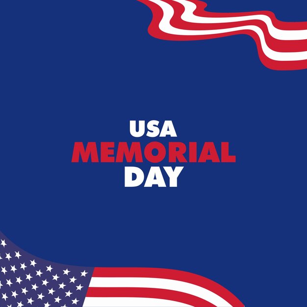 MEMORIAL DAY-Designvektor