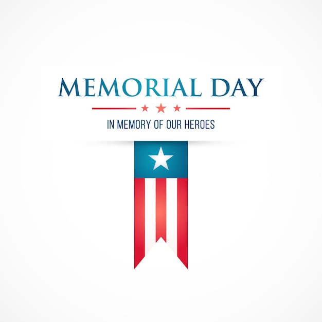 Memorial day flaches design