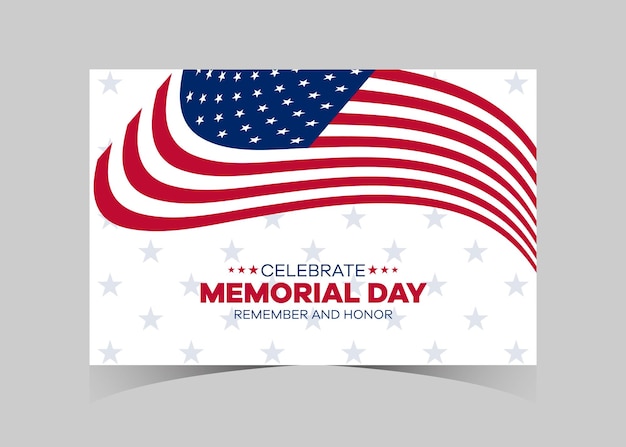 Memorial Day Social Media Vorlage Happy Memorial Day Holiday Post Memorial Day Weekend Banner