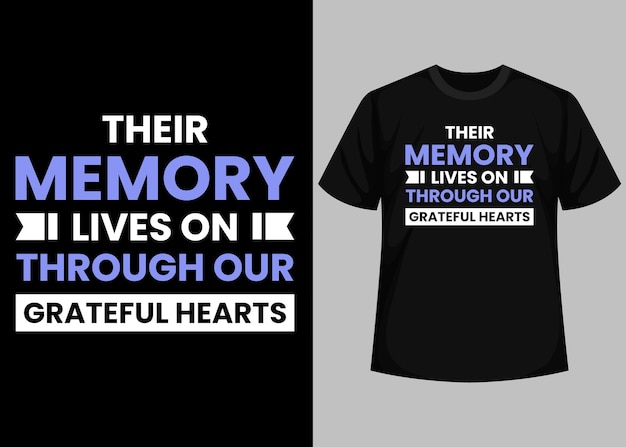 Vektor memorial day-typografie-t-shirt-design