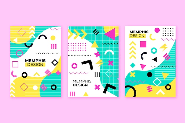 Memphis design cover kollektion