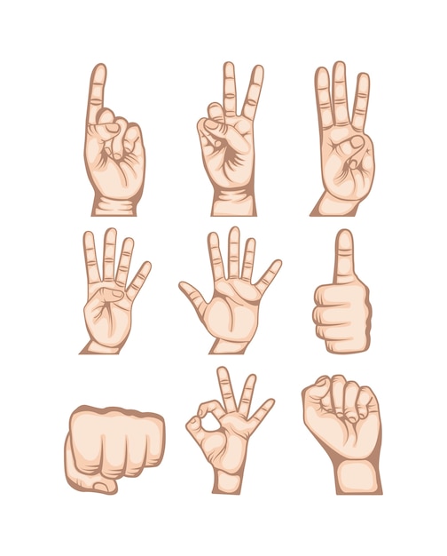 menschliche Hand Design