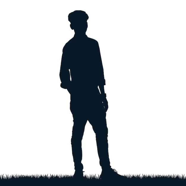 Menschliche Silhouette-Vektor