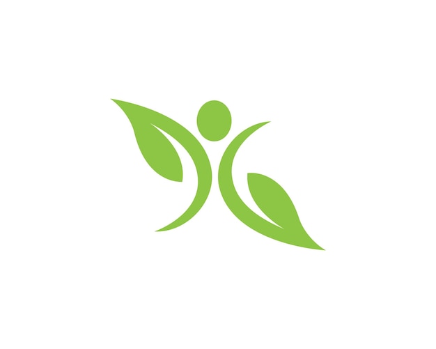 Vektor menschliches zeichen logo zeichen