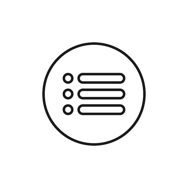 Menü-Listen-Taste-Symbol