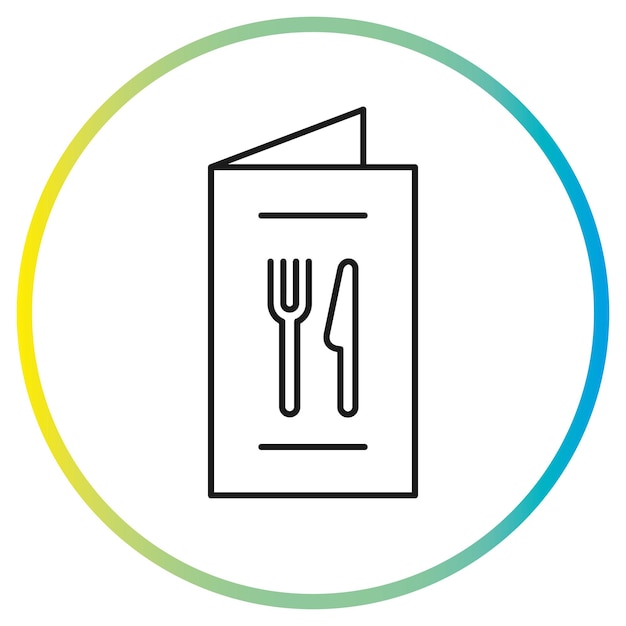 Vektor menü-restaurant-symbol