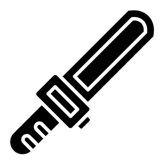 Metalldetektor-Vektor-Illustrationsstil