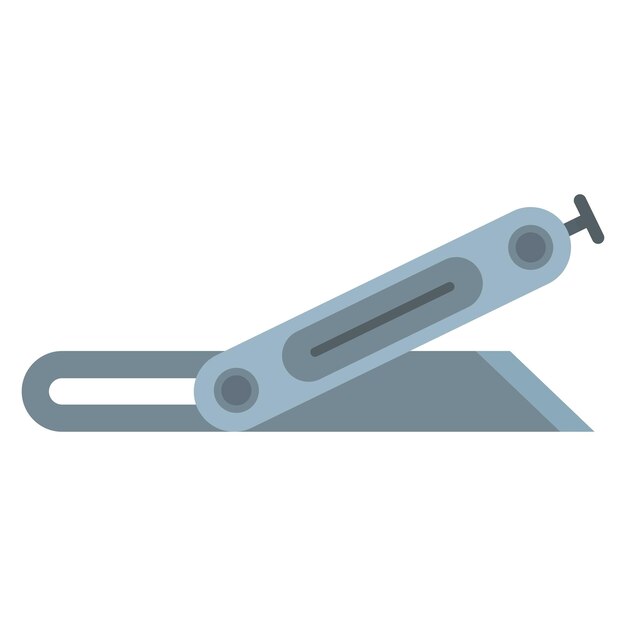Vektor metallwinkel-messer-symbol flach-illustration von metallwinkelschiff-vektor-symbole für webdesign