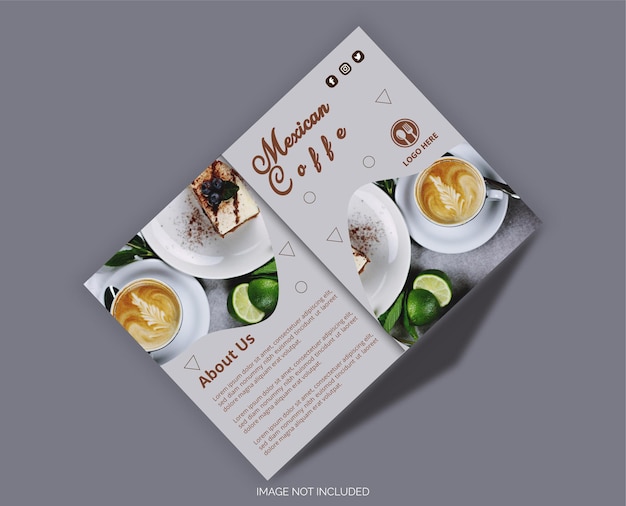 Mexikanische Kaffeeposter-Design-Vorlage