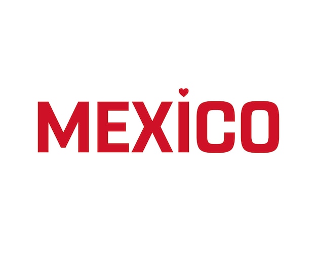 Mexiko Unabhängigkeitstag Design Nationalflagge Design von Mexiko Ich liebe Mexiko Vektor Illustration Symbol