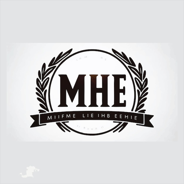 MHE-Logo schwarz-weißes Logo