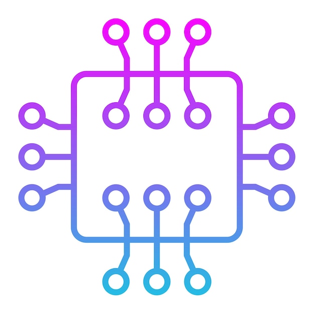 Mikrochip-Symbol