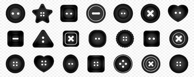 Mikrofon-icon-sammlung schwarze mikrofon-logo-sammlung symbolsatz für podcast-musikübertragungen