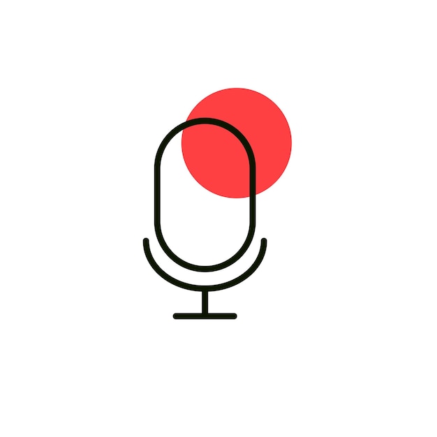 Mikrofon-Symbol