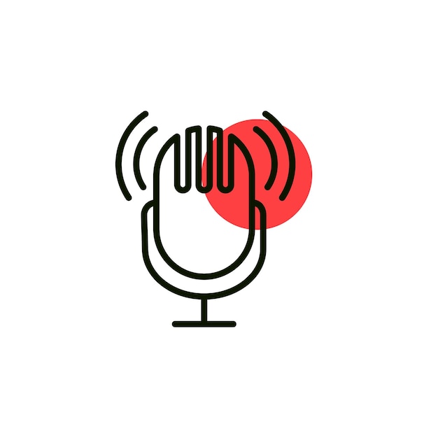 Mikrofon-Symbol