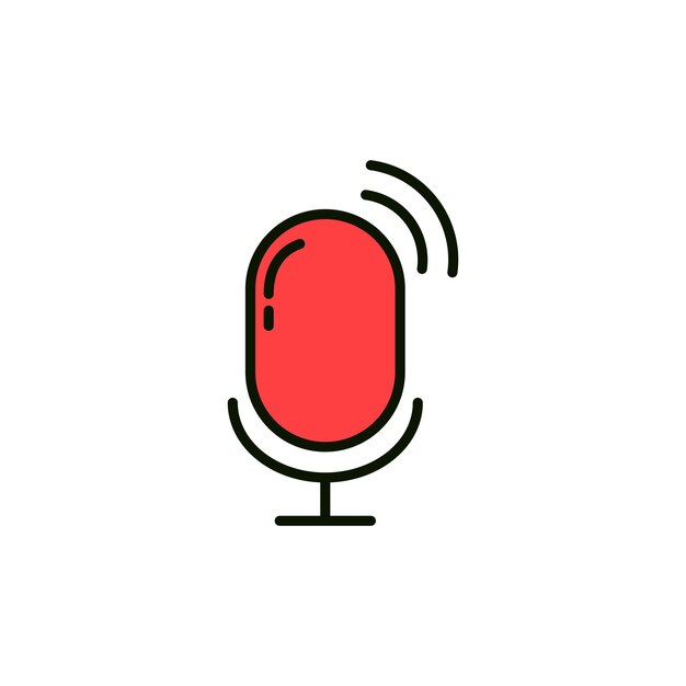 Mikrofon-Symbol