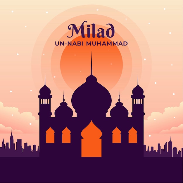 Milad-un-nabi grußkarte