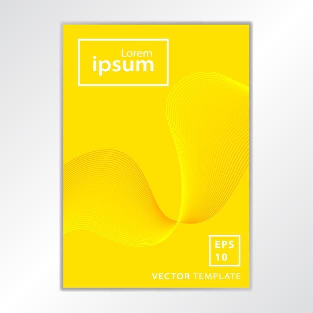 Vektor minimal business broschüre cover design