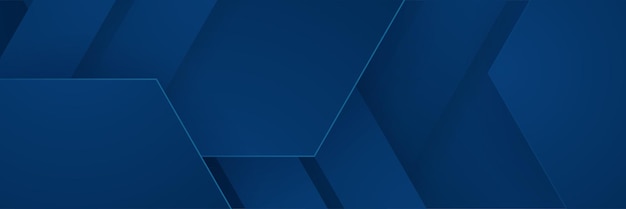 Minimal geometrischer blauer Banner-Hintergrund abstraktes Design Vektor-abstraktes grafisches Design Banner-Muster Hintergrundvorlage