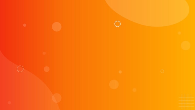 Minimale abstrakte orangefarbene Gradient-Punkt-Fluid-Hintergrund-Design