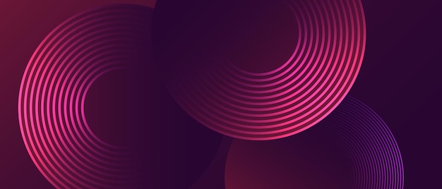 Minimaler abstrakter Hintergrund mit konzentrischen kreisförmigen Linien