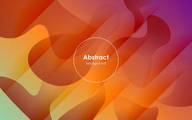Minimaler abstrakter lila orange Farbverlauf mit geometrischer Form Landing Page Hintergrund eps10 Vektor