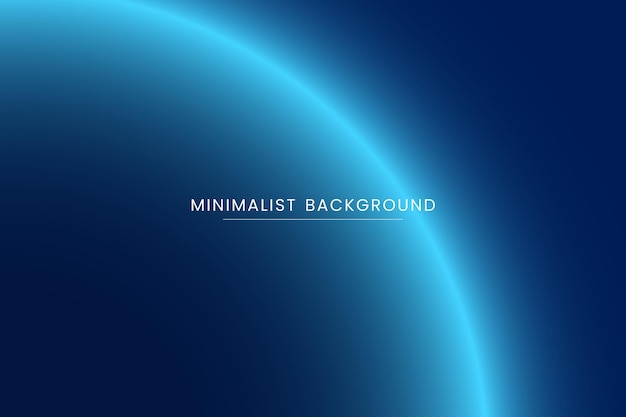 Minimaler dunkelblauer Premium-Effekt Planet Abstract Gradient Kalte Farben Hintergründe