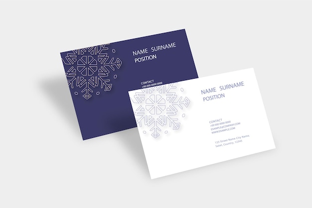 Minimaler Visitenkarten-Mockup