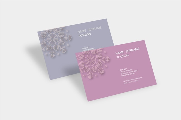 Minimaler Visitenkarten-Mockup