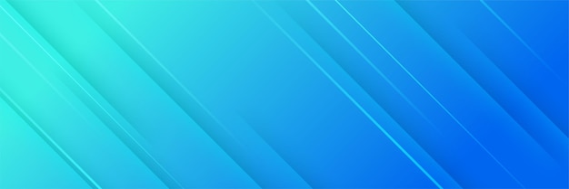 Minimales blaues Banner geometrische Formen abstraktes modernes Hintergrunddesign Design für Postervorlage auf Webhintergrund Banner Broschüre Website Flyer Landing Page Präsentation und Webinar