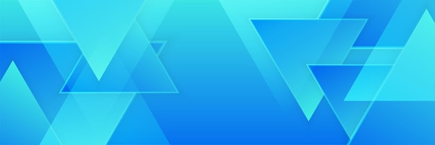 Minimales blaues Banner geometrische Formen abstraktes modernes Hintergrunddesign Design für Postervorlage auf Webhintergrund Banner Broschüre Website Flyer Landing Page Präsentation und Webinar