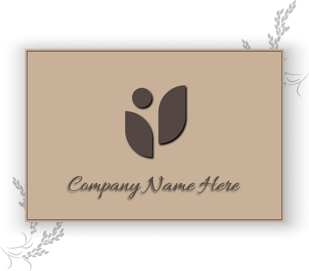 Minimales Firmenlogo-Design