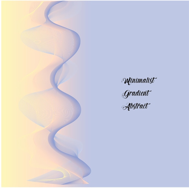 Minimalist Gradient Abstraktes Hintergrundvektorentwurf