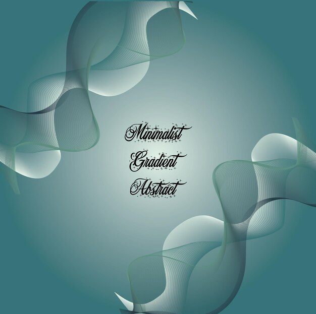 Minimalist Gradient Abstraktes Hintergrundvektorentwurf