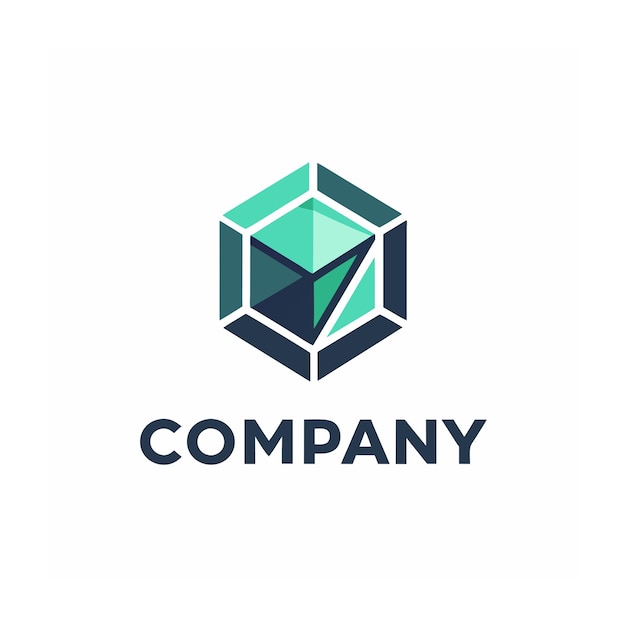 Minimalistische Firmenlogo-Vorlage