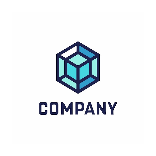Minimalistische Firmenlogo-Vorlage