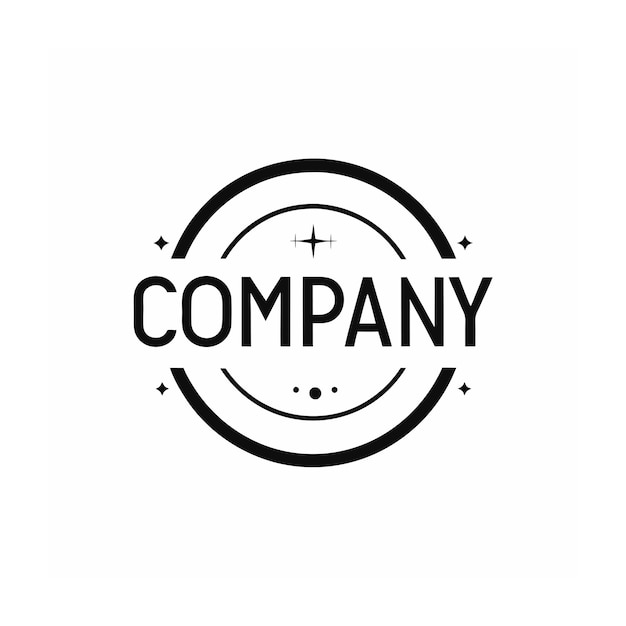 Minimalistische Firmenlogo-Vorlage